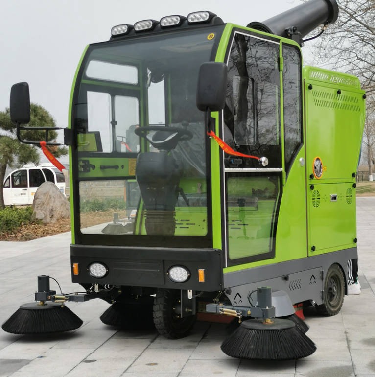 南岸道路清洁广泛应用电动环卫清扫车